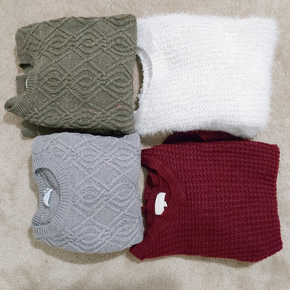 4 sweaters bundle for women